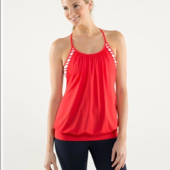 lululemon athletica Tops - Lululemon Women’s No Limit Tank Size 4 Love Red